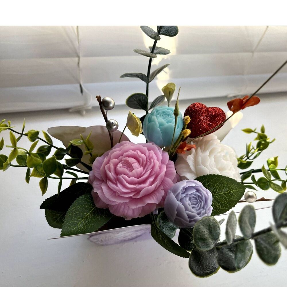 Handmade Goat's Milk Soap Flower Bouquet/Birthday/Mother’s Day/Easter/Spring